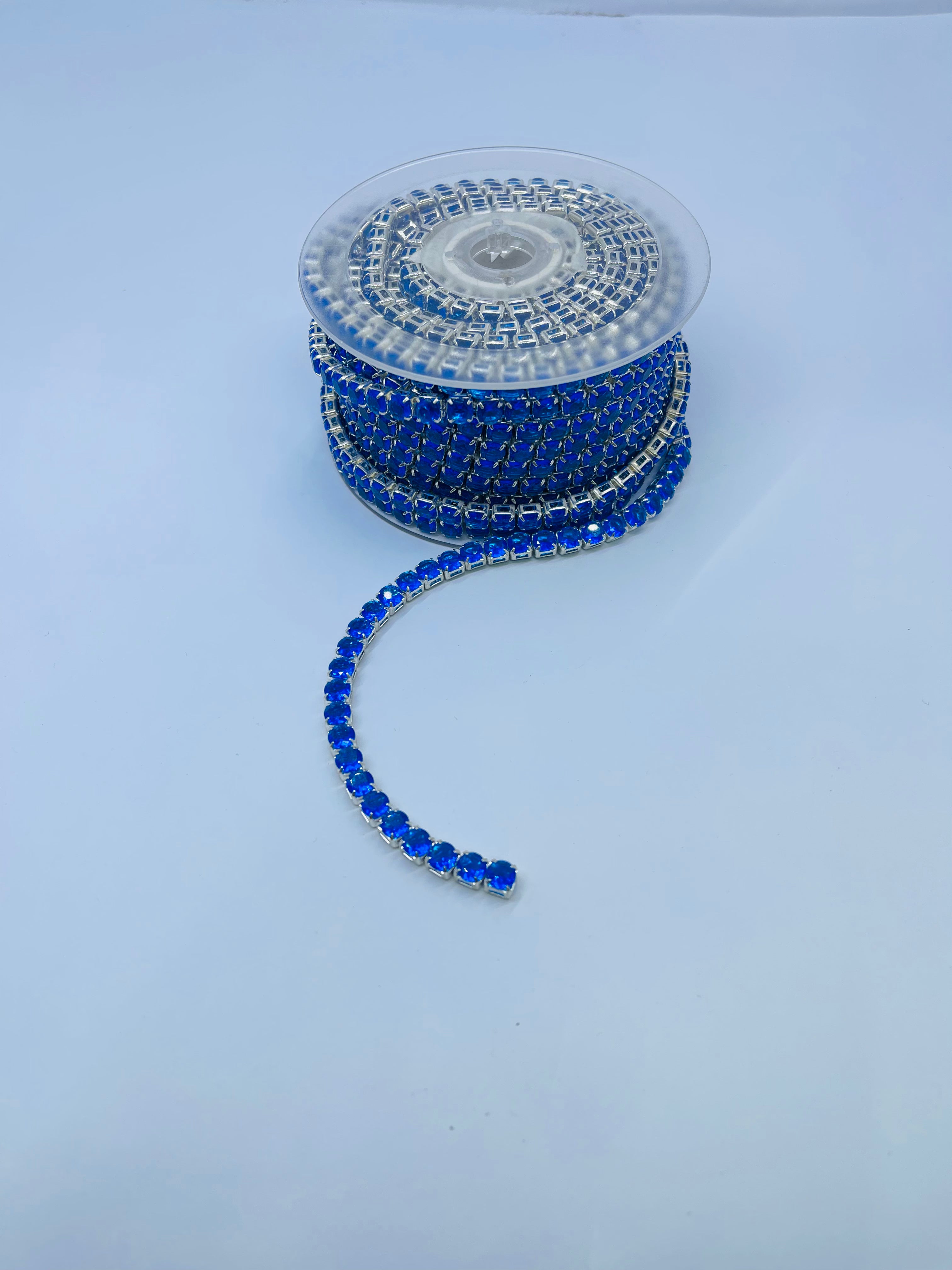 Rhinestone Lace - Chain Lace