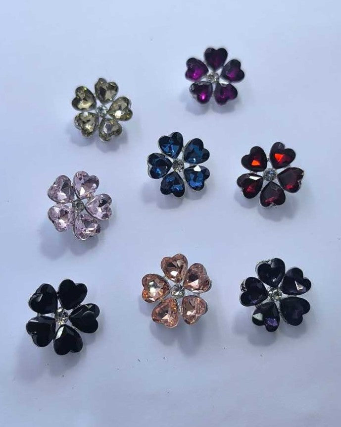 Fancy Crystal Buttons - B01